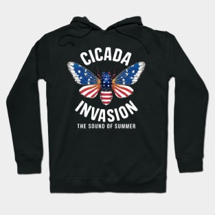 Cicada Invasion The Sound of Summer Funny Cicadas Shirt Hoodie